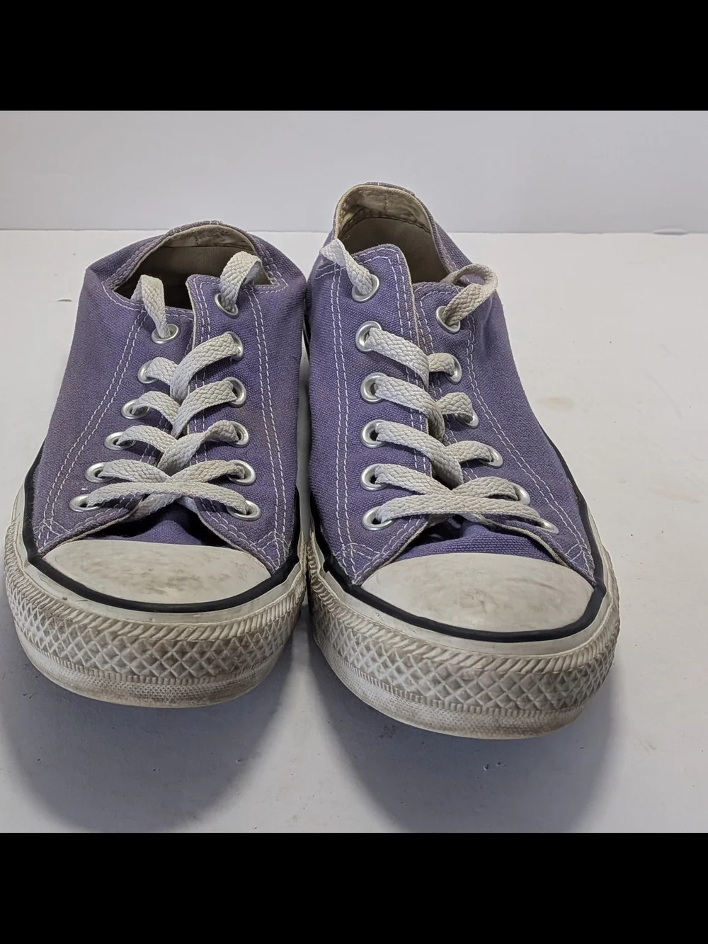 Converse Chuck Taylor All Star Low Electric Purple Sneakers Women's Size 8.5 - Picture 3 of 6